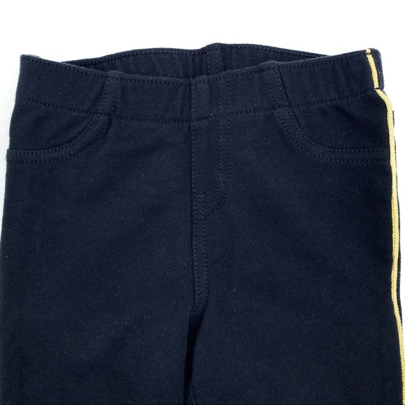 NWOT Cat & Jack Black Gold Stripe Leggings, 3T - Picture 4 of 11